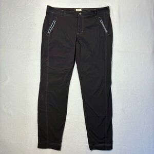 L.L. Bean Pants Womens Size 14 Black Cresta Trail Hiking Outdoor Slim Gorpcore